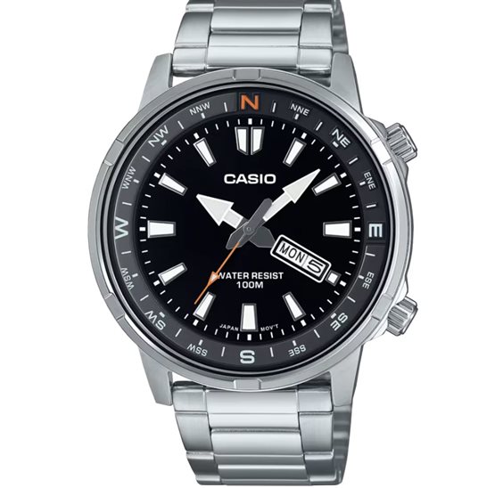 Reloj Casio Hombre in Acero MTD-130D-1A4VDF - MTD-130D-1A4VDF